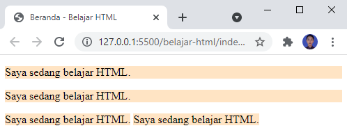 Perbedaan Elemen Blok dan Inline HTML