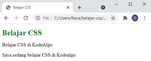 Seleksi Elemen HTML dengan CSS