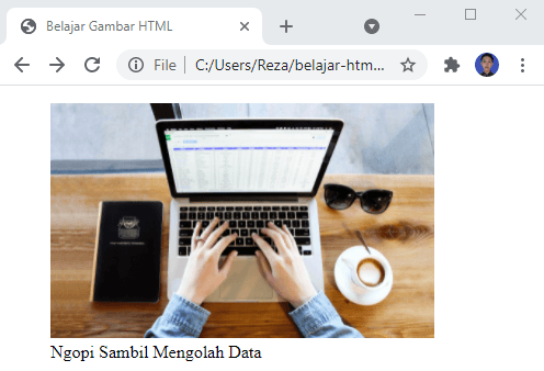 Gambar dengan Figure dan Figcaption HTML