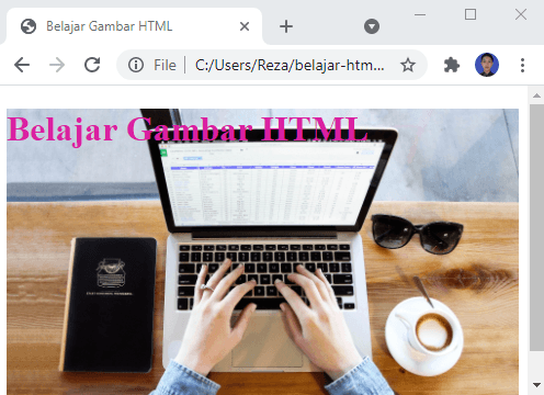 Gambar Sebagai Latar Belakang HTML