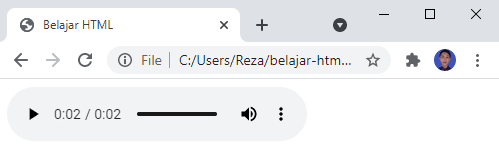 Pemutar Audio HTML