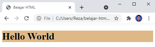 Menyeleksi Elemen HTML melalui Id