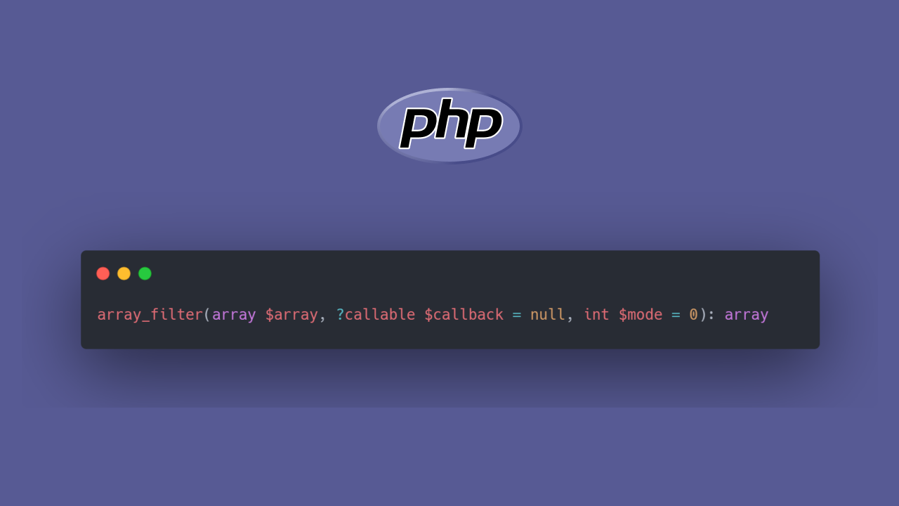 Array filter PHP